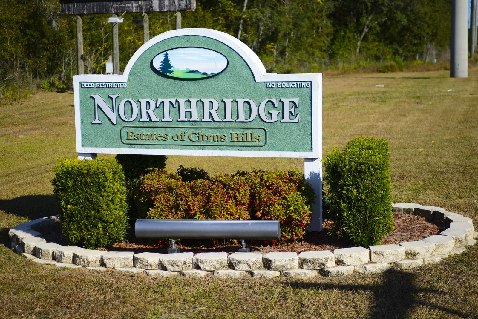 Northridge Estates entrance sign